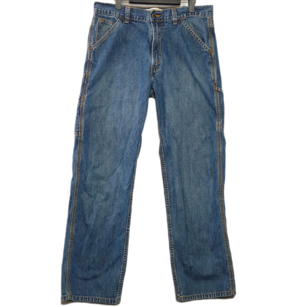 Vintage Levis Carpenter Loose Straight Jeans Mens 32x32 Denim Workwear Utility *